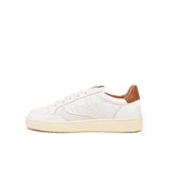Produits populaires -Pataugas[ Soldes Boutique 628055 908 BASKET HOMME BASALT VT H2H BLANC CAMEL 3