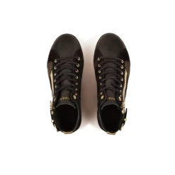 Pataugas PALME/MIX F4H NOIR/DORÉ -Pataugas[ Soldes Boutique 628270 946 BASKET FEMME PALME MIX F4H NOIR DORE 6