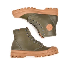 Pataugas AUTHENTIQUE M/G F4H KAKI -Pataugas[ Soldes Boutique 628300 BOOTS FEMME AUTHENTIQUE M G F4H KAKI 6