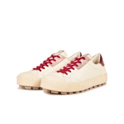Pataugas ARAN/MIX F4H OFFWHITE/BORDEAUX -Pataugas[ Soldes Boutique ARANMIXF2HOFFWHITEBORDEAUX6282069785