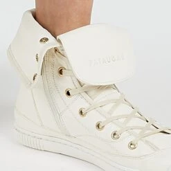 Pataugas AYZA F4G BLANC -Pataugas[ Soldes Boutique AYZAF4GOFFWHITE2