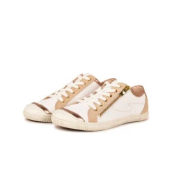Pataugas BAHIA/SME F2H BLANC/BEIGE -Pataugas[ Soldes Boutique BASKET FEMME BAHIA SME F2H BLANC BEIGE 628048 912 5