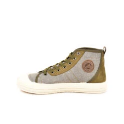 Pataugas ETCHE M/MIXTC F4I KAKI -Pataugas[ Soldes Boutique BASKET FEMME ETCHE M MIXTC F4I KAKI 628485 554 3