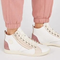 Pataugas PALME/PER F2I ROSE 15 Pataugas PALME/PER F2I ROSE -Pataugas[ Soldes Boutique BASKET FEMME PALME PER F2I ROSE 628402 300 Porte 2