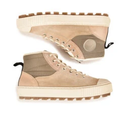 Pataugas ARAN M/MIXS F4H ROSE/BEIGE -Pataugas[ Soldes Boutique BOOTS FEMME ARAN M MIXS F4H ROSE BEIGE web6