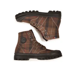 Pataugas AUTHENTIQUE MADE IN FRANCE F4G Tartan Marron -Pataugas[ Soldes Boutique BOOTS HOMME AUTHENTIQUE W H4G TARTAN MARRON 6