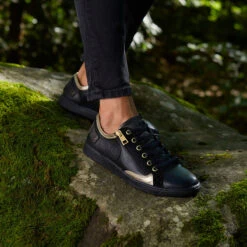 Pataugas JESTER/MIX F4H NOIR/DORÉ -Pataugas[ Soldes Boutique F Jester MIX Noir Dore