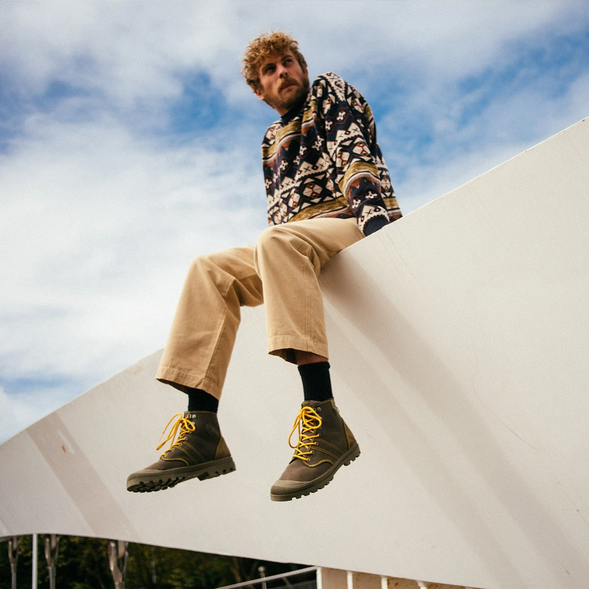 Pataugas AUTHENTIQUE M/OLO H4I KAKI 4 Pataugas AUTHENTIQUE M/OLO H4I KAKI â Image 2